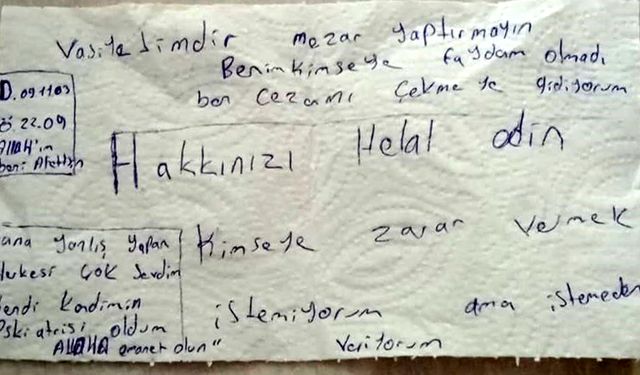 Helallik İsteyip, 'Mezarımı Yaptırmayın' Notu Bırakmıştı; Cansız Bedeni Bulundu