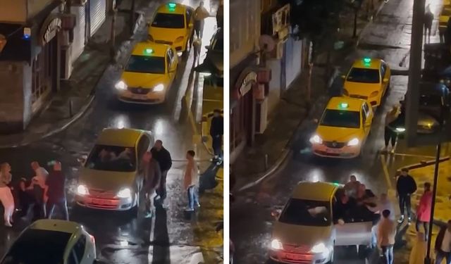 Şişli’de Yol Kavgası: Araçtaki Yolcuyu Camdan Çıkarmaya Çalıştı