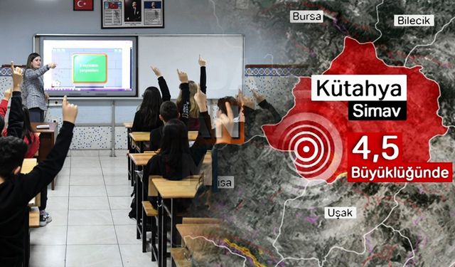 Kütahya'da Okullar Tatil Edildi