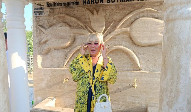 Safiye Soyman, Vefat Eden Oğlu Adına Çeşme Yaptırdı