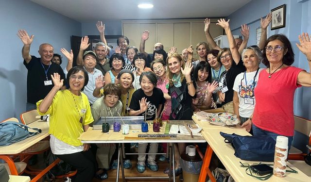 Ebru Sanatıyla Renklenen Türk-Japon D§ostluğu