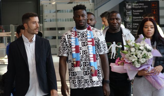 Trabzonspor’un Yeni Transferi Onana Şehre Geldi