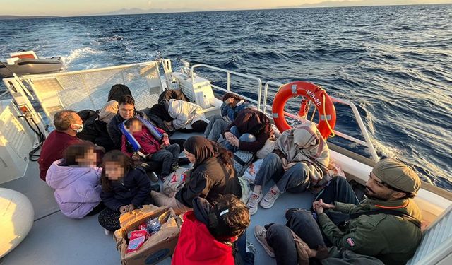 Bodrum Açıklarında 24 Kaçak Göçmen Yakalandı, 19 Kaçak Göçmen Kurtarıldı