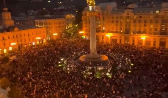 Gürcistan'da Başlayan Protestolarda 21 Polis 6 Protestocu Yaralandı