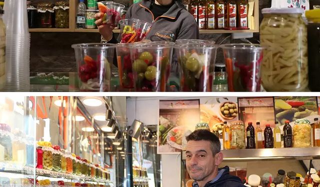 “Neşeli Günler” gerçek oldu: Boşanan çift karşı karşıya turşu dükkanı açtı