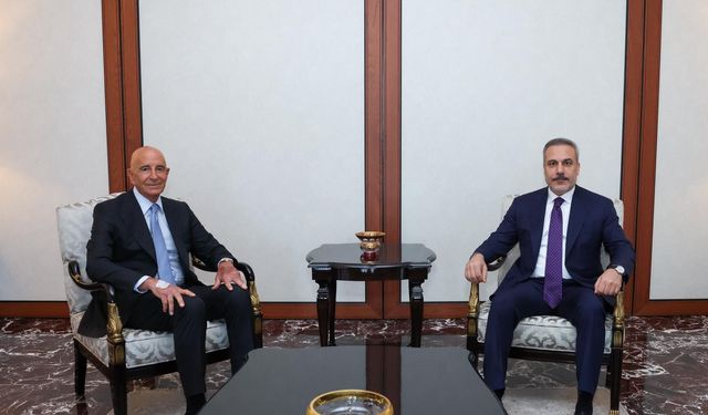 Bakan Fidan, ABD Büyükelçisi Barrack'ı kabul etti