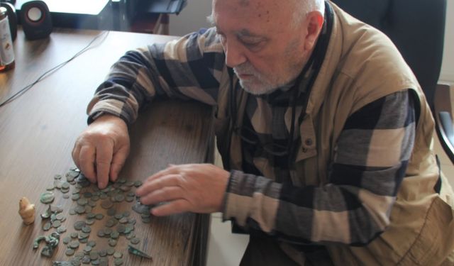 Karamanoğulları Beyliği’ni araştırırken 148 adet sikke buldu