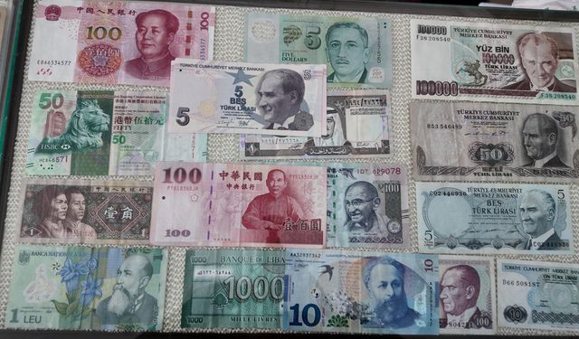 Manisalı fotoğrafçı 50 ülkenin paralarıyla koleksiyon oluşturdu