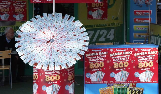 Milli Piyango’nun 800 milyon TL’lik yılbaşı büyük ikramiyesine yoğun ilgi