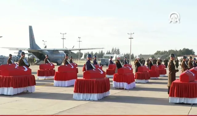 Şehitlerimiz son yolculuğuna uğurlanıyor...