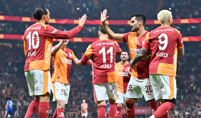 Sarı Kırmızılılar ilk yarıyı lider olarak tamamladı: Galatasaray - Kasımpaşa: 3-0