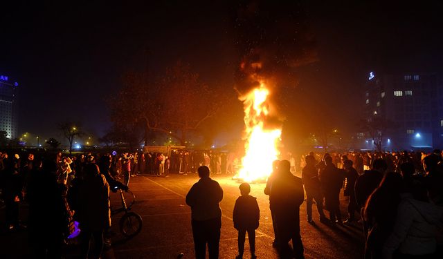 Konya'da 'şivlilik' öncesi fener alayı coşkusu