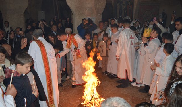 Mardin’de Süryaniler, Doğuş Bayramı’nı kutladı