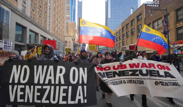 New York’ta Maduro’nun yakalanmasına tepki: Protesto yürüyüşü düzenlendi