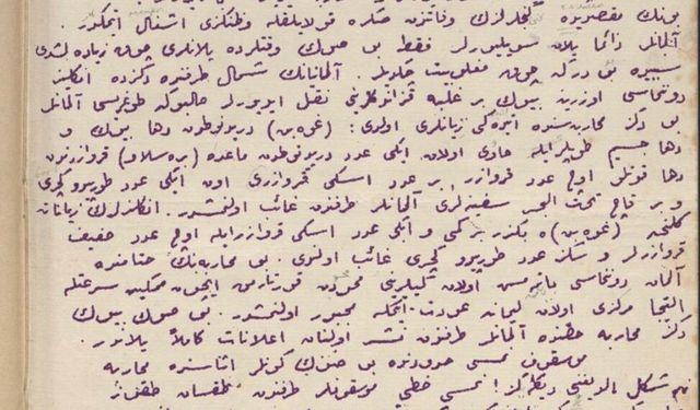 İngilizler, Çanakkale Cephesi'ne uçaktan propaganda bildirisi atmış