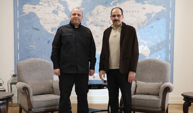 MİT Başkanı Kalın, Ukrayna Milli Güvenlik ve Savunma Konseyi Sekreteri Umerov ile görüştü