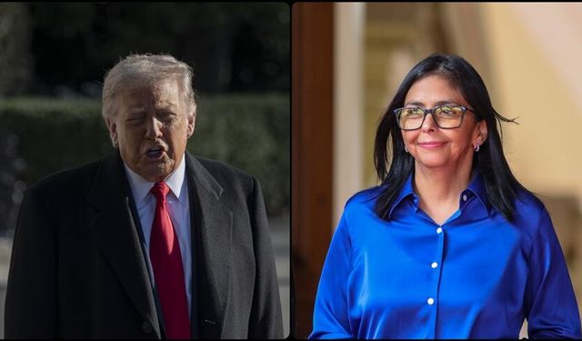 Trump, Venezuela Geçici Devlet Başkanı Rodriguez ile telefonda görüştü