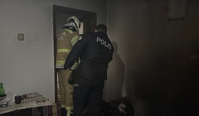 Uzaklaştırma kararı olan damat, kayınvalidesinin evini ateşe verdi