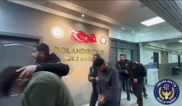 Ankara merkezli 11 ilde telefon dolandırıcılarına operasyon; 22 tutuklama