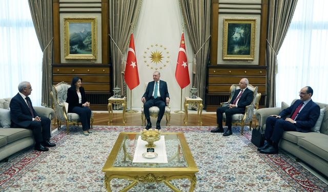 Cumhurbaşkanı Erdoğan, DEM Parti heyetini kabul etti