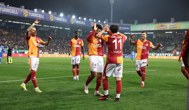 Galatasaray, Çaykur Rizespor’u 3 golle geçerek 3 puanı kaptı