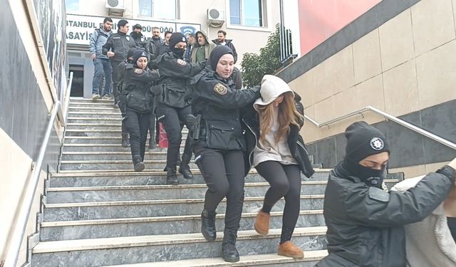 İstanbul merkezli 5 ilde suç örgütüne operasyon: Şüpheliler adliyeye sevk edildi