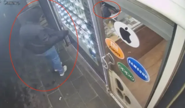 Montunun cebinden çıkarmadığı tabanca ile dükkana ateş açtı; saldırı kamerada