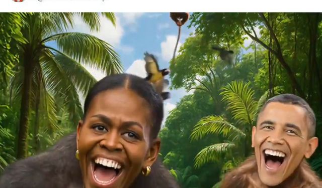 Trump, Obama çiftine yönelik ırkçı paylaşım için özür dilemedi