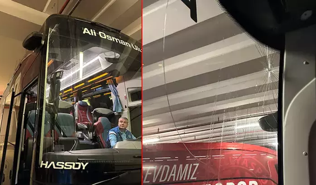 Trabzonspor’dan takım otobüsüne yapılan taşlı saldırıyla ilgili açıklama