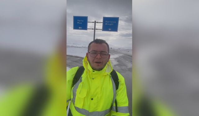 Umreye gitmek için yaya olarak yola çıktı; 6'ncı günde Bingöl'e ulaştı