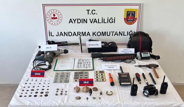Aydın ve İzmir’de jandarmadan ‘Anadolu Mirası’ operasyonu: 14 gözaltı