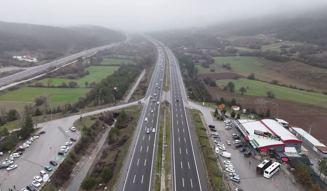 Bayram tatili dönüşünde Bolu'da ulaşım rahat