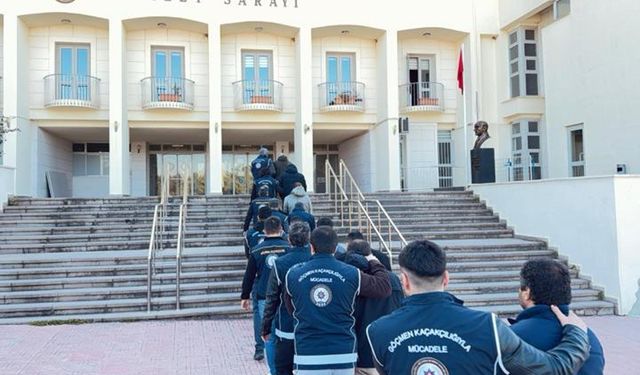 Bodrum'da 33 kaçak göçmen yakalandı, 9 organizatör tutuklandı