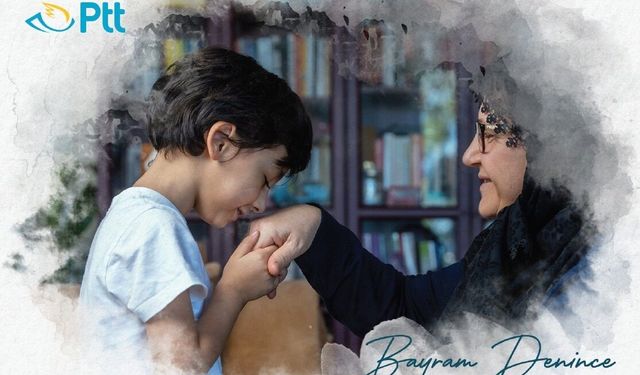 PTT'den bayrama özel tebrik kartı