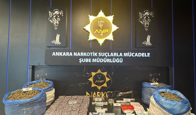 Ankara'da uyuşturucu operasyonları: 41 tutuklama
