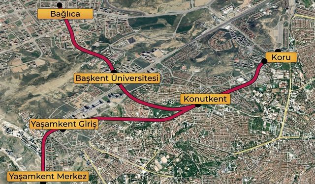 Ankara'ya 4 yeni metro hattı