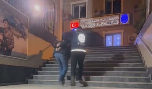 İstanbul'da polis yeleğiyle sanal medyadan yayın yapan şüpheli yakalandı