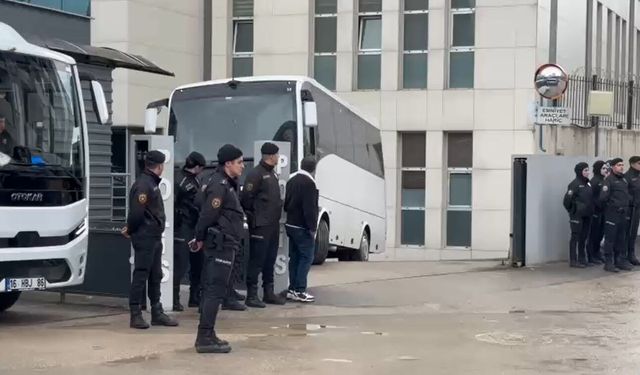 Mustafa Bozbey’in de aralarında bulunduğu 57 şüpheli adliyeye sevk edildi