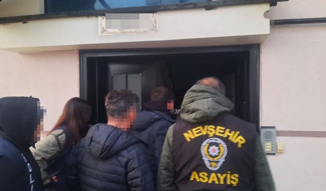 Nevşehir’de fuhuş operasyonu: 7 gözaltı