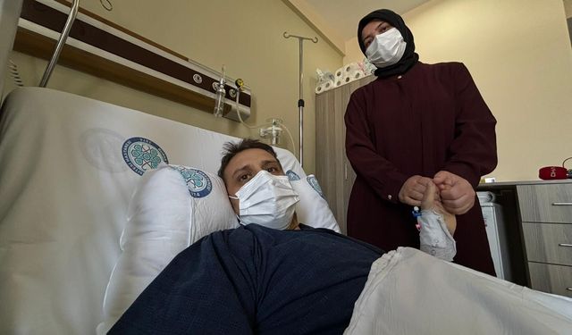 Siroz hastası eşini yaşatmak için 21 kilo verip, donör oldu