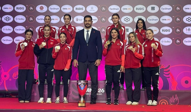 Türkiye, Avrupa Güreş Şampiyonası’nda 11 madalya kazandı