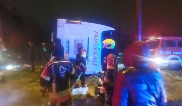Balıkesir'de yolcu otobüsü devrildi; 3 ölü, 31 yaralı