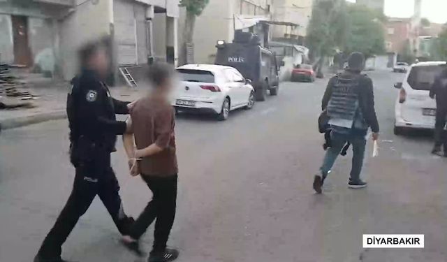 Diyarbakır merkezli 23 ildeki uyuşturucu operasyonunda 279 tutuklama