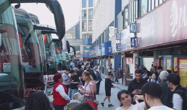 Otogarda Kurban Bayramı hareketliliği; ek seferler konuldu