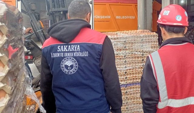 Sakarya’da 42 bin sahte organik etiketli yumurta imha edildi