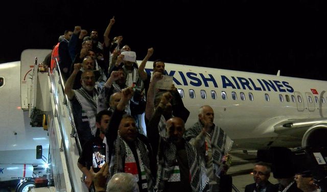 Sumud Filosu aktivistleri İstanbul'a geldi
