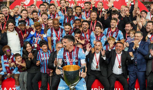 64’üncü Ziraat Türkiye Kupası'nın sahibi, Trabzonspor oldu
