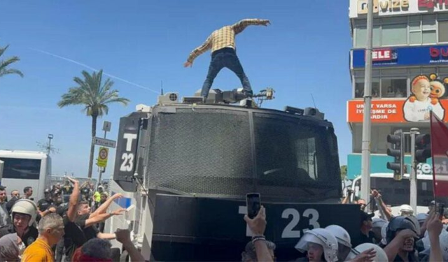 İstanbul Valiliği'nden İzmir'de TOMA'ya çıkan müdür yardımcısına ilişkin açıklama