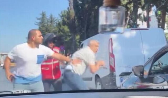Beylikdüzü’nde trafikte tartıştığı sürücüye saldırdı; 180 bin lira para cezası kesildi