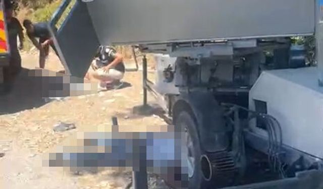 Ev taşıma sırasında yük asansörü elektrik hattının üzernie düştü; 2 ölü